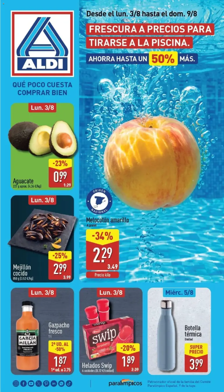 Aldi folleto península del 03/08/2026